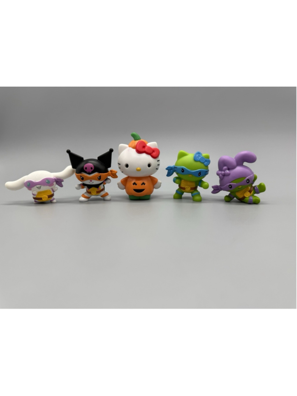 McDonalds TMNT x Hello Kitty Toys Lot of 5 Cinnamoroll Kuromi My Melody
